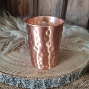 Bougie martelée cuivrée parfumée