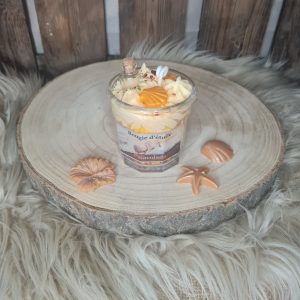 Bougie une bouteille à la mer parfum pinacolada