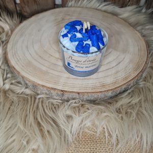 Bougie gourmande thème football parfum brise marine