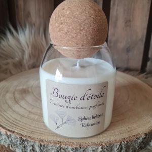 Bougie sphère bohème parfumée