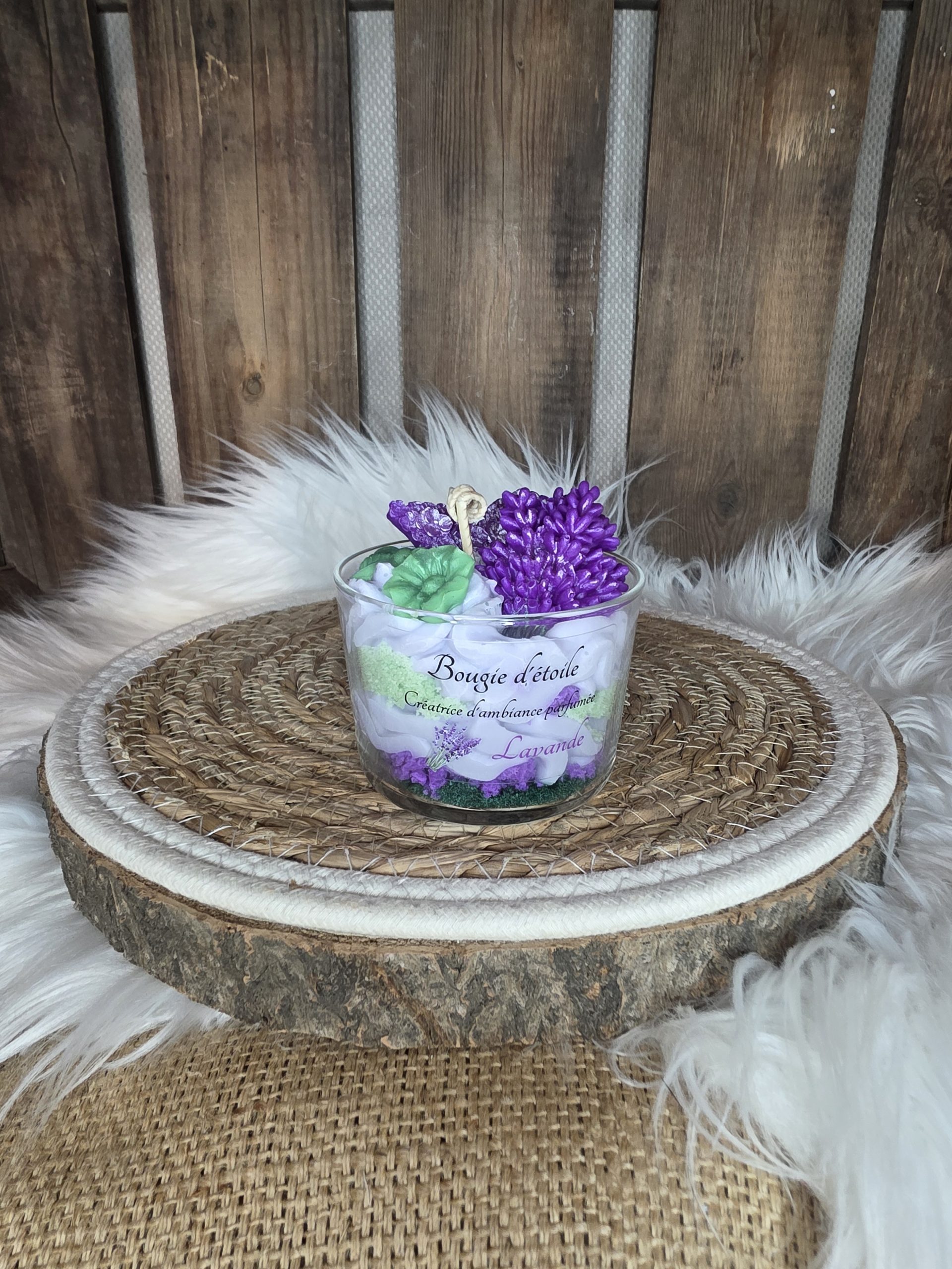 Bougie gourmande de Provence parfum lavande