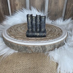 Bougie moulée livres