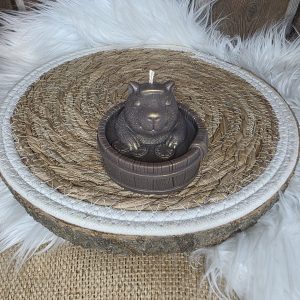 Bougie moulée marmotte jacuzzi