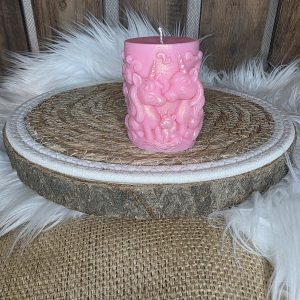 Bougie moulée licorne