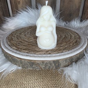 Bougie moulée femme enceinte