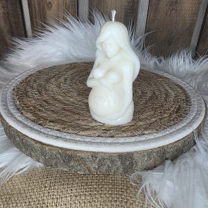 Bougie moulée femme enceinte