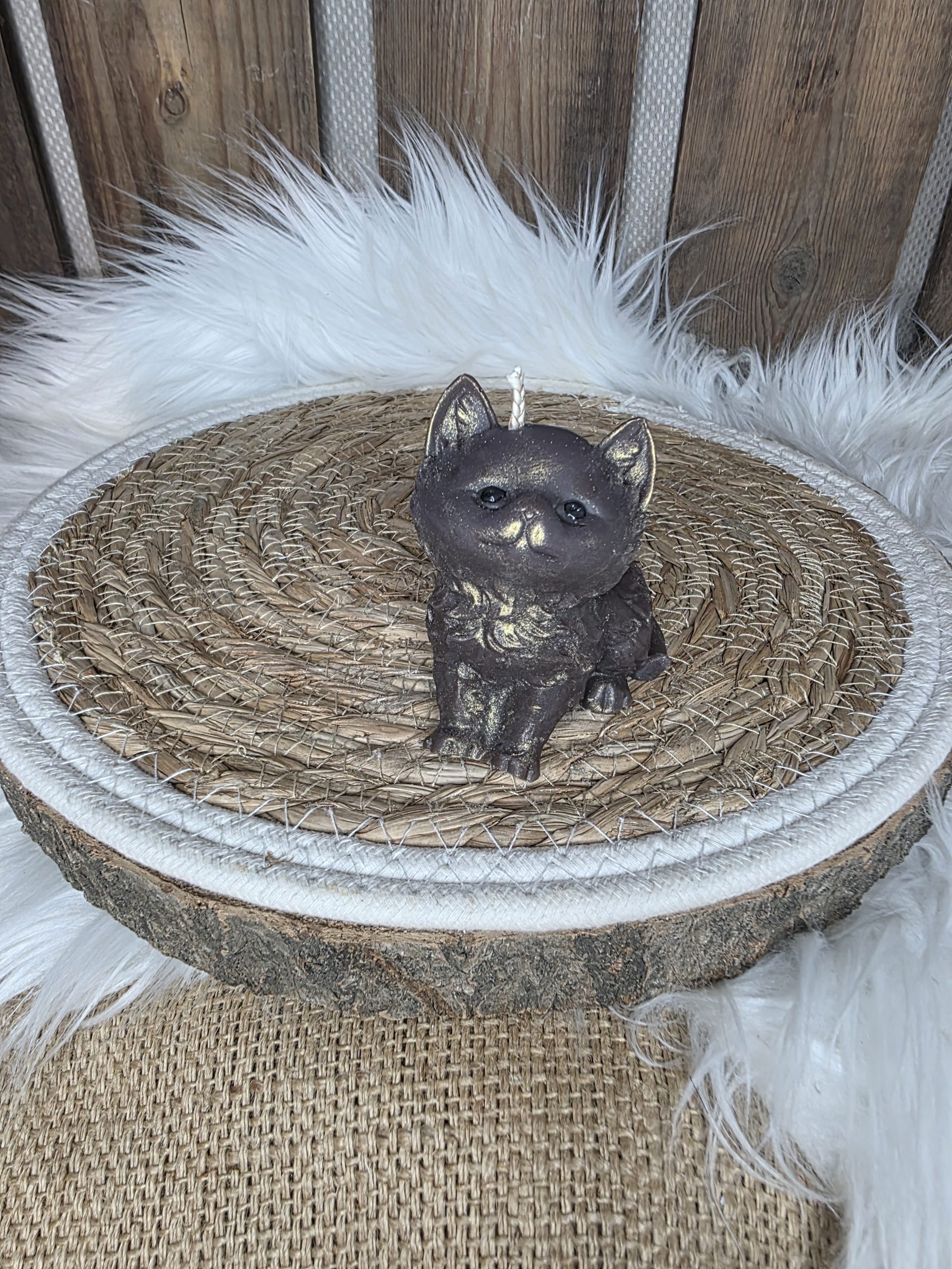 Bougie moulée chaton – Image 2