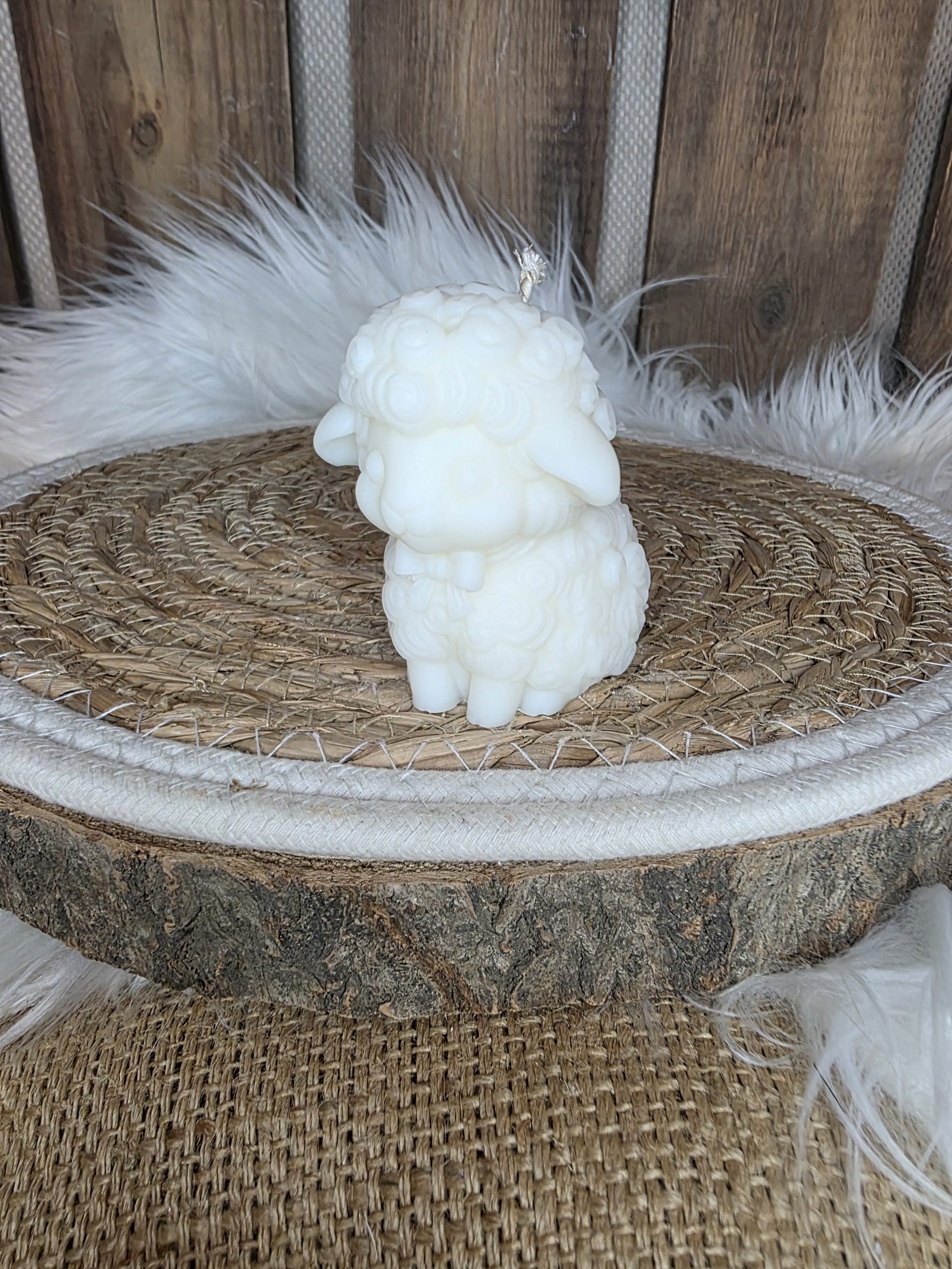Bougie moulée mouton
